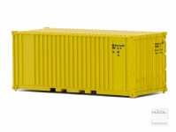 Hädl 711001-05 - TT - 20 Fuß Container, DR - gelb
